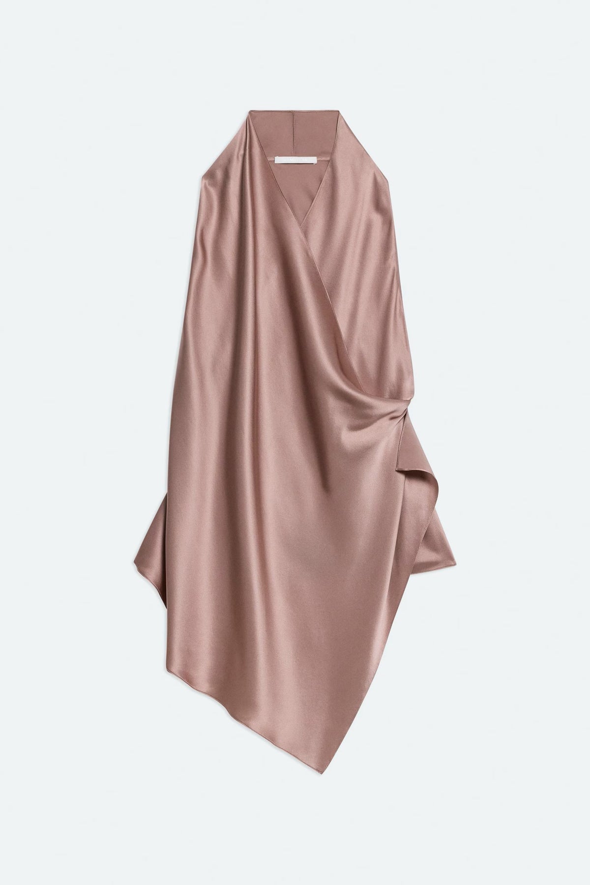 helmut lang drape cowl top tea rose