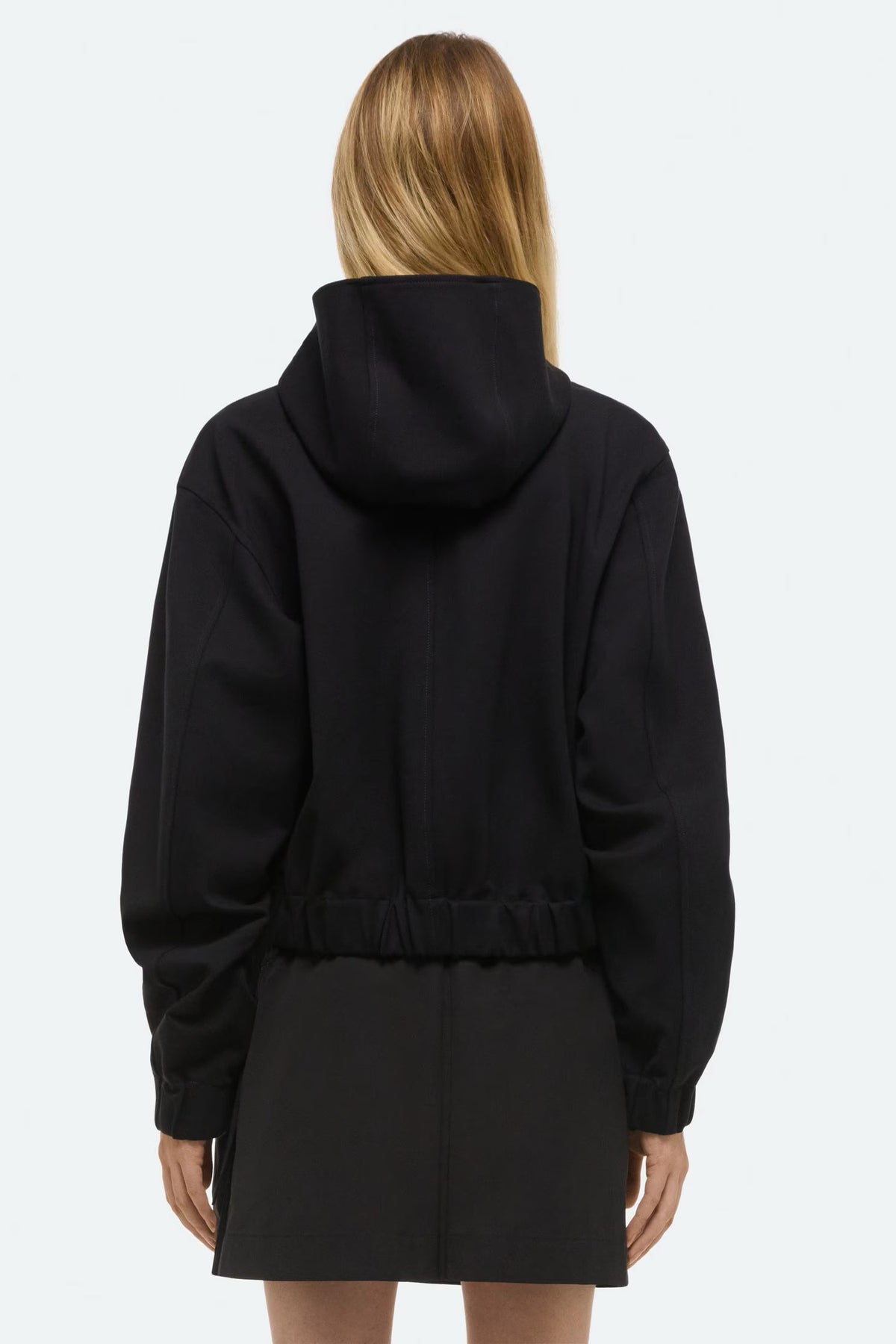 helmut lang hooded jacket black