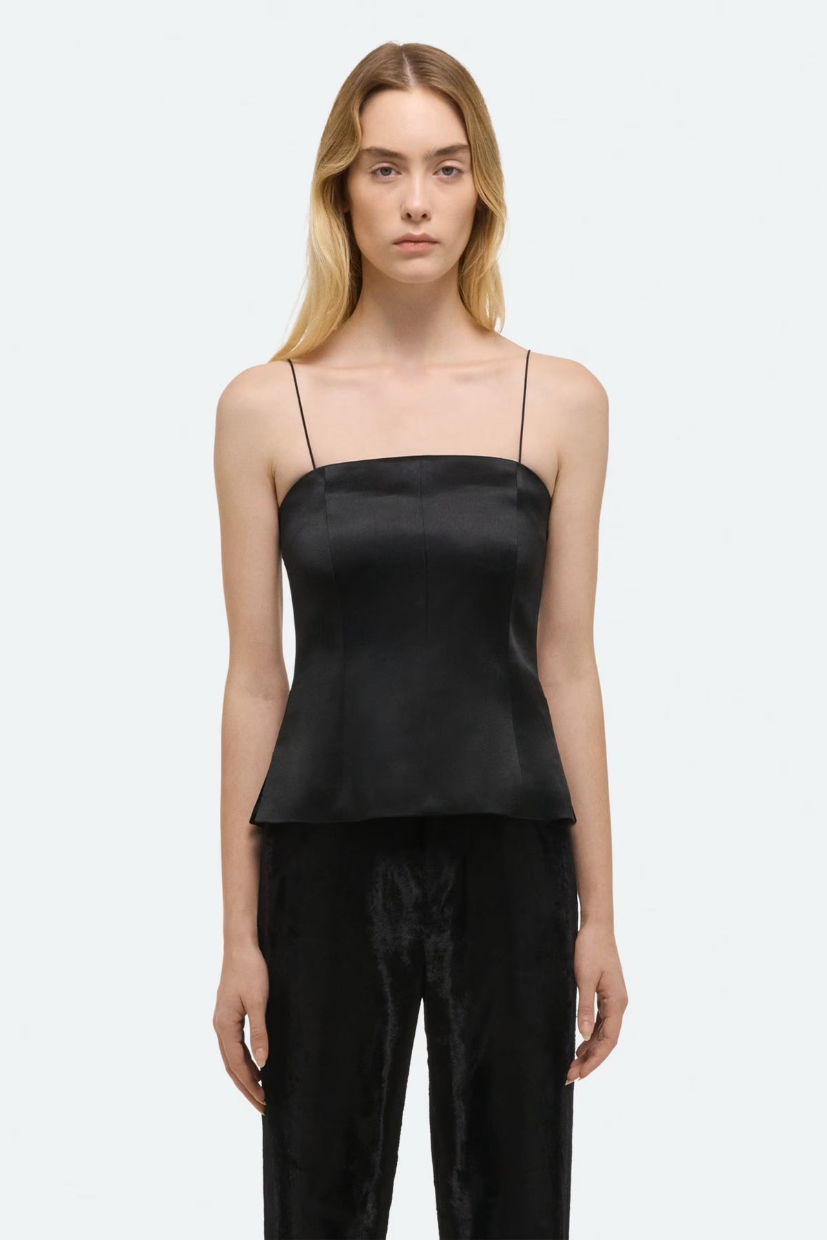 helmut lang minimal slip top black