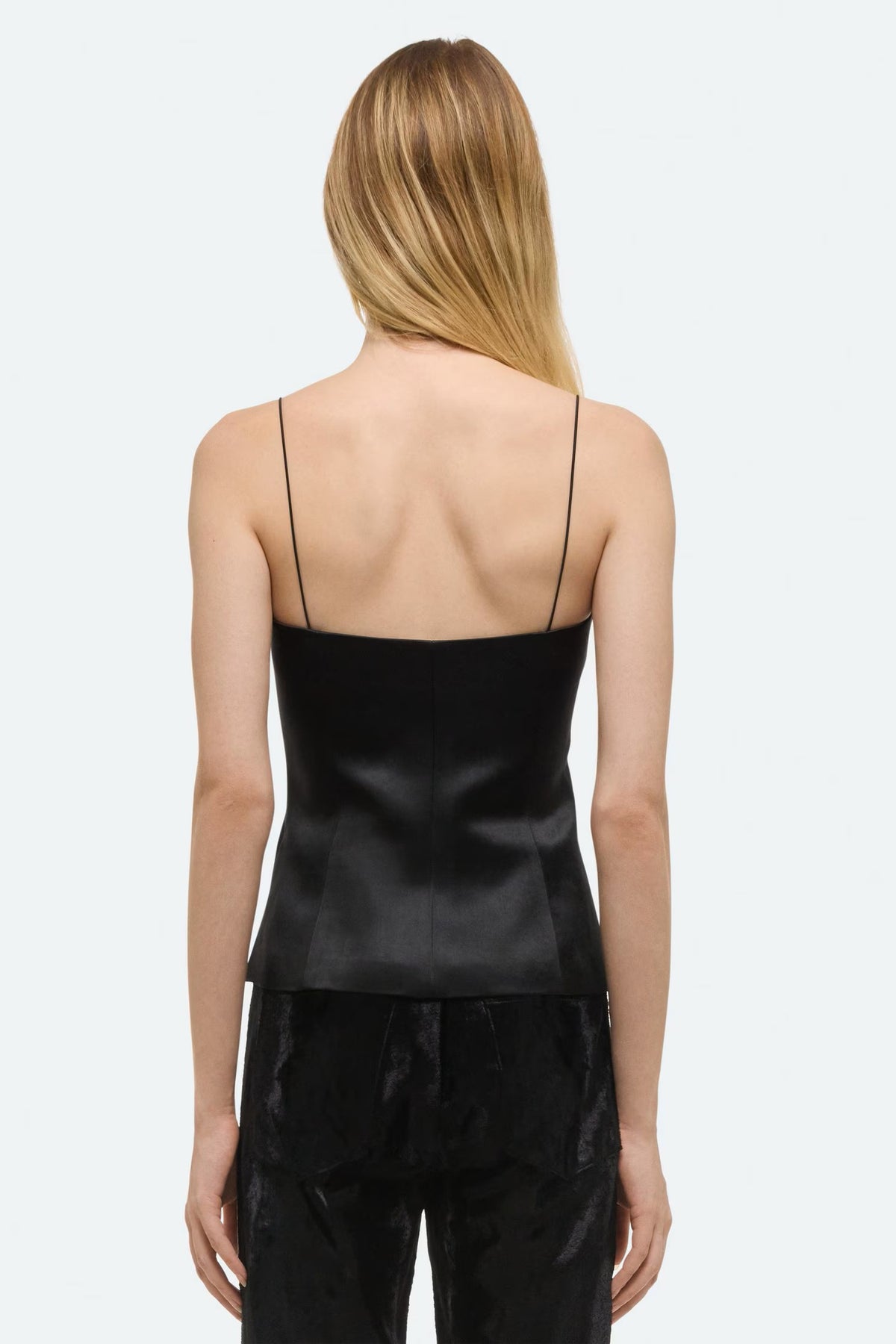 helmut lang minimal slip top black