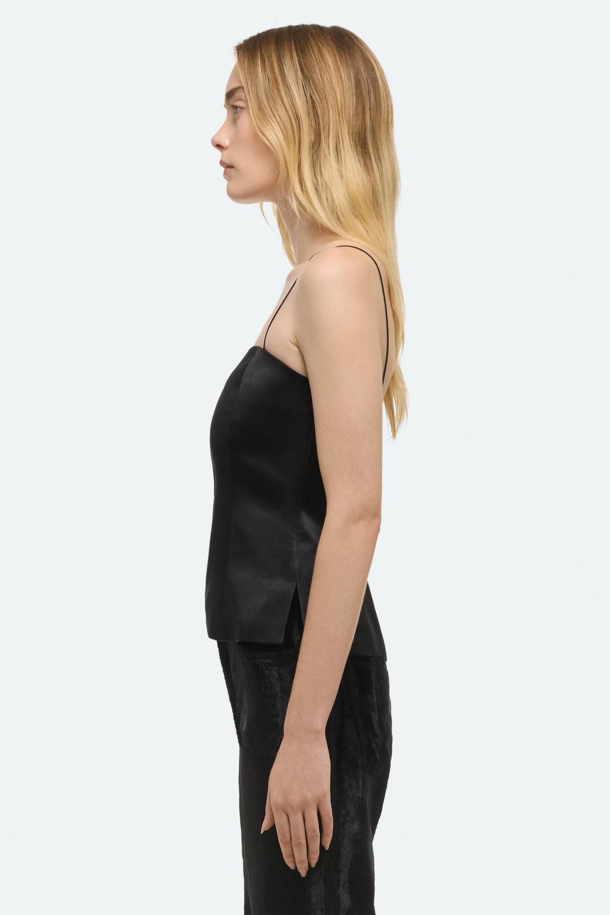helmut lang minimal slip top black