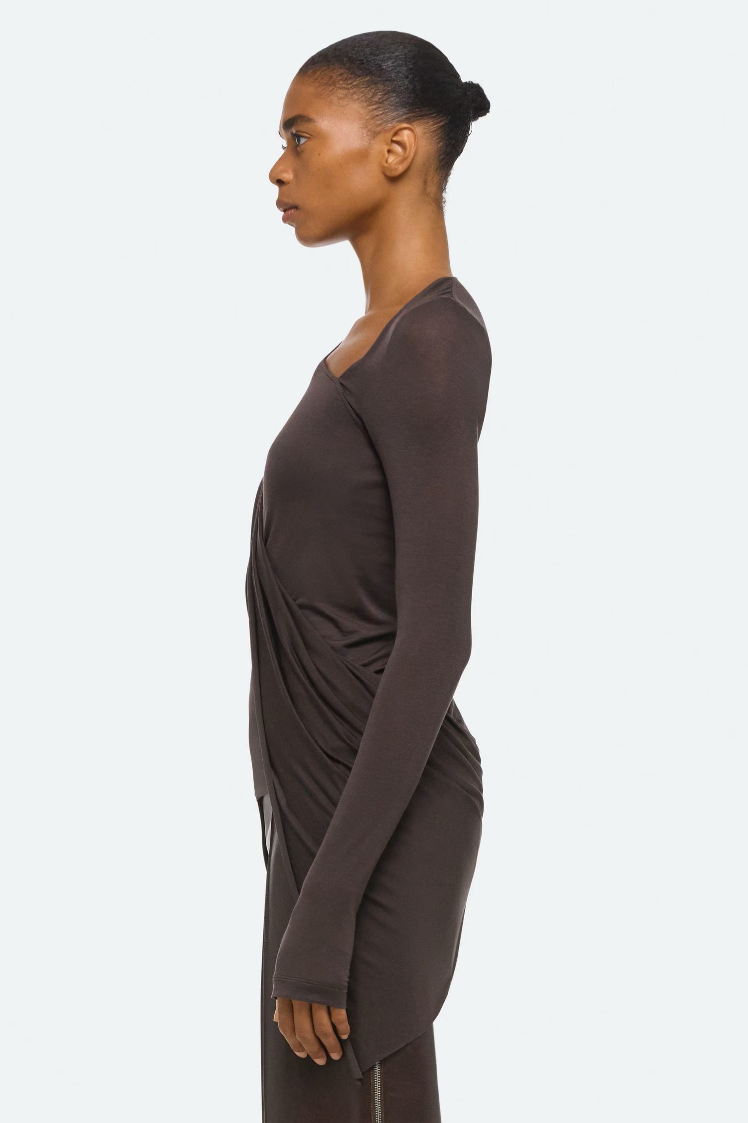 helmut lang twisted long sleeve shirt | jody g.