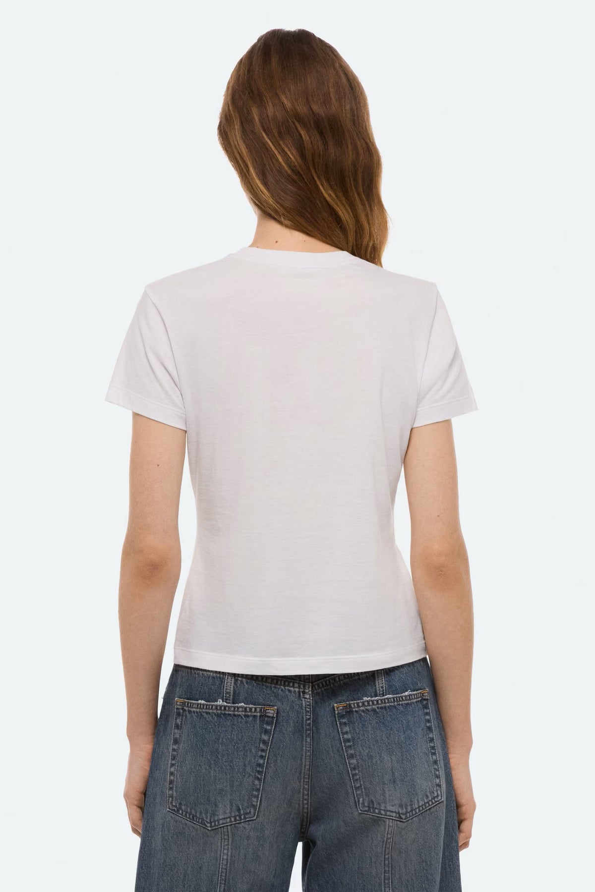 helmut lang wardrobe tee white