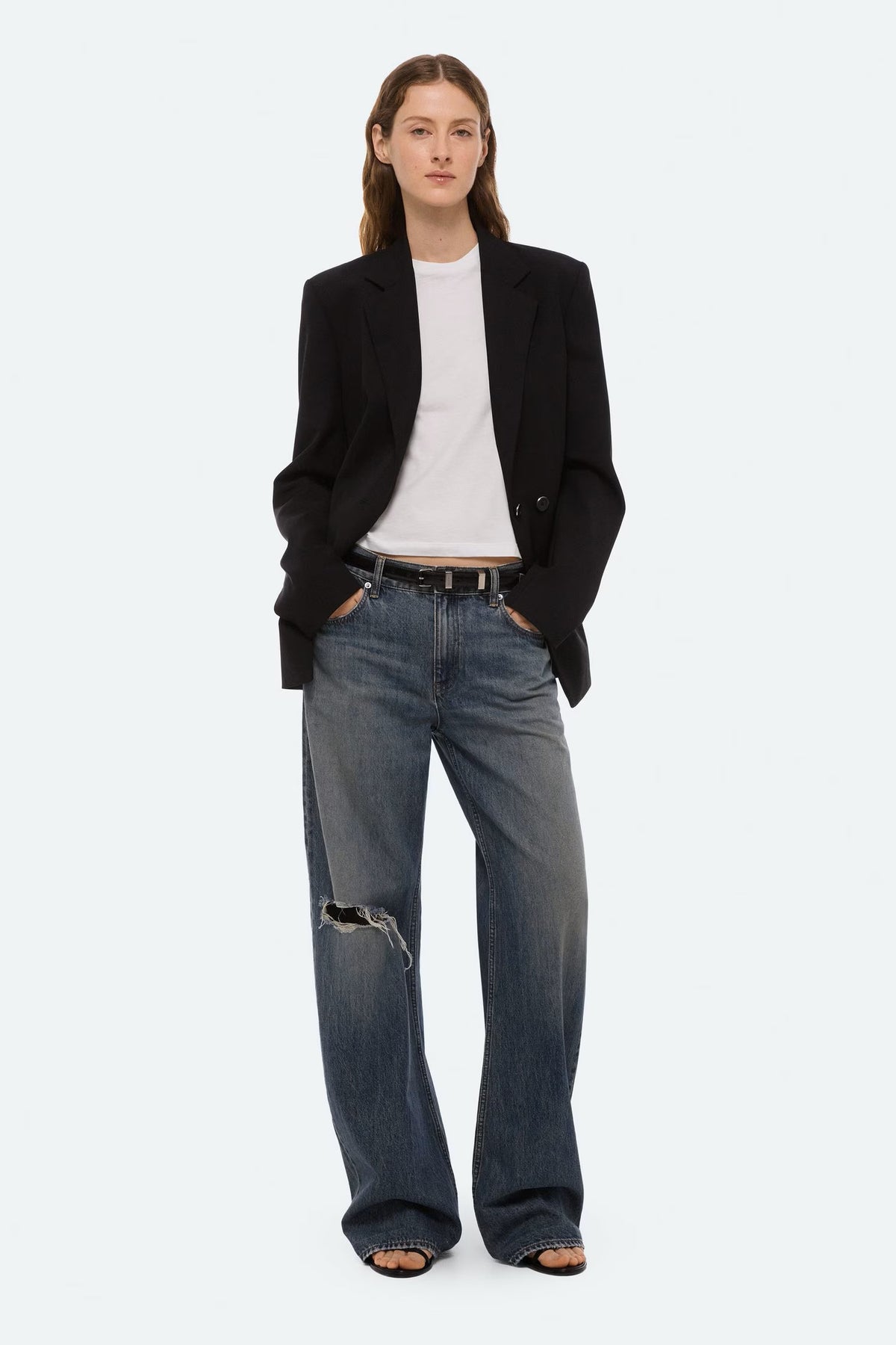 helmut lang wardrobe tee white