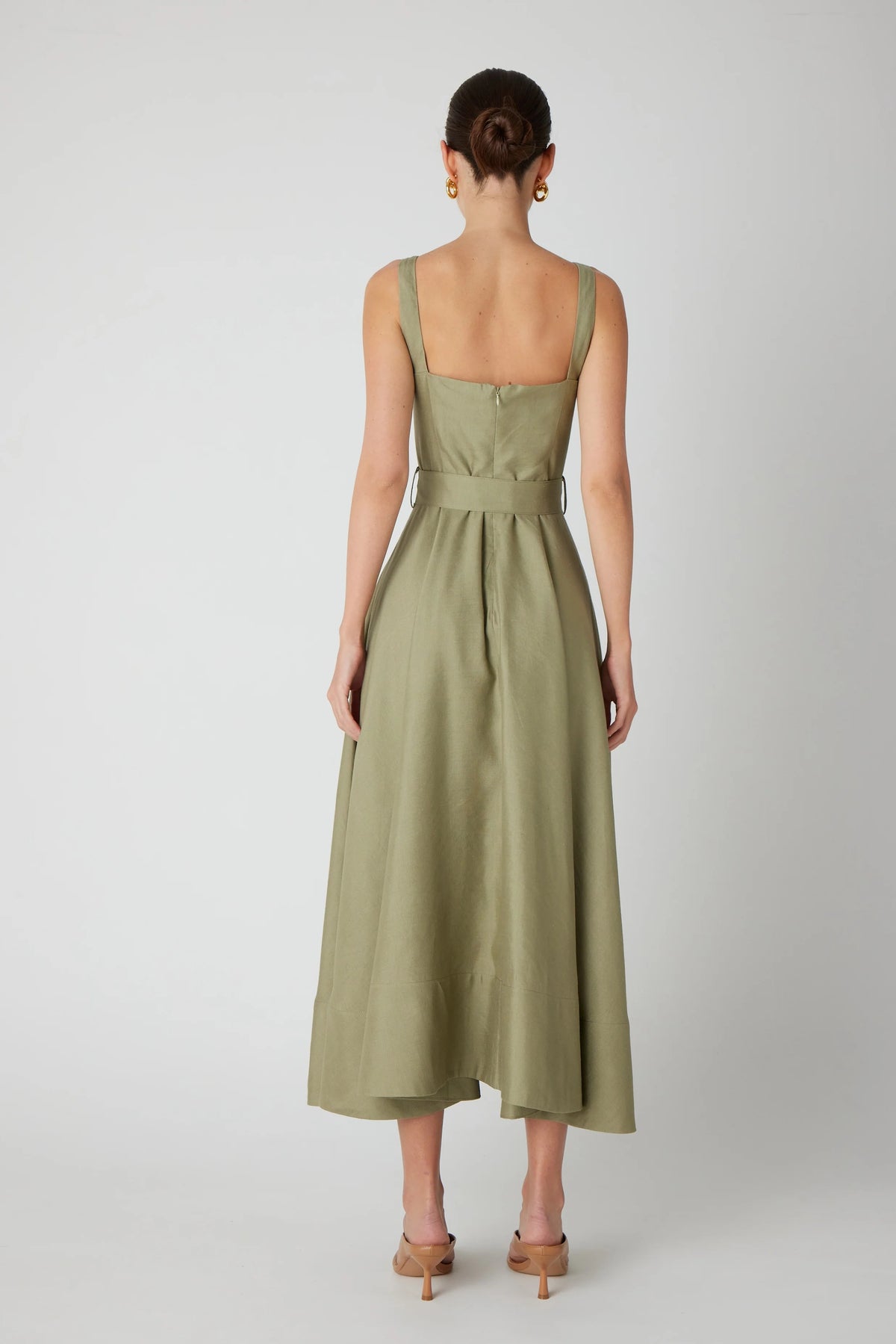 js71 eloise dress sage green