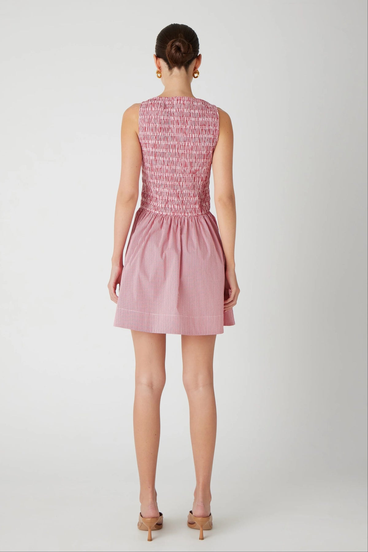 js71 marisol dress red white