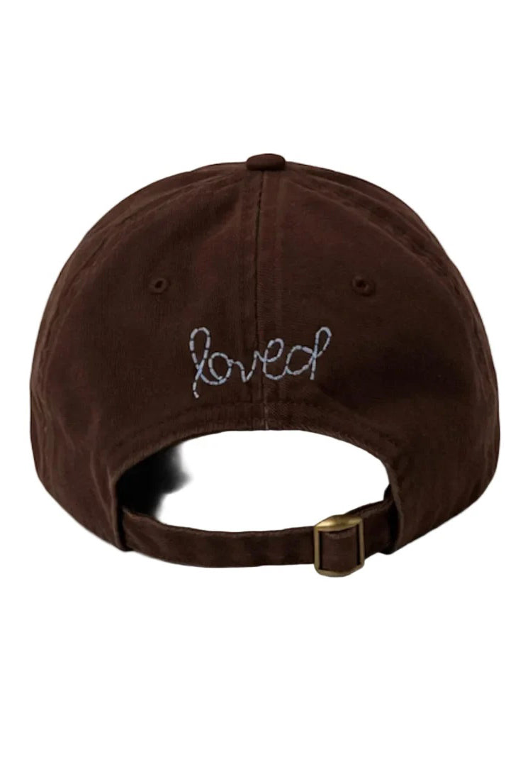 kerri rosenthal baseball hat cocoa chambray