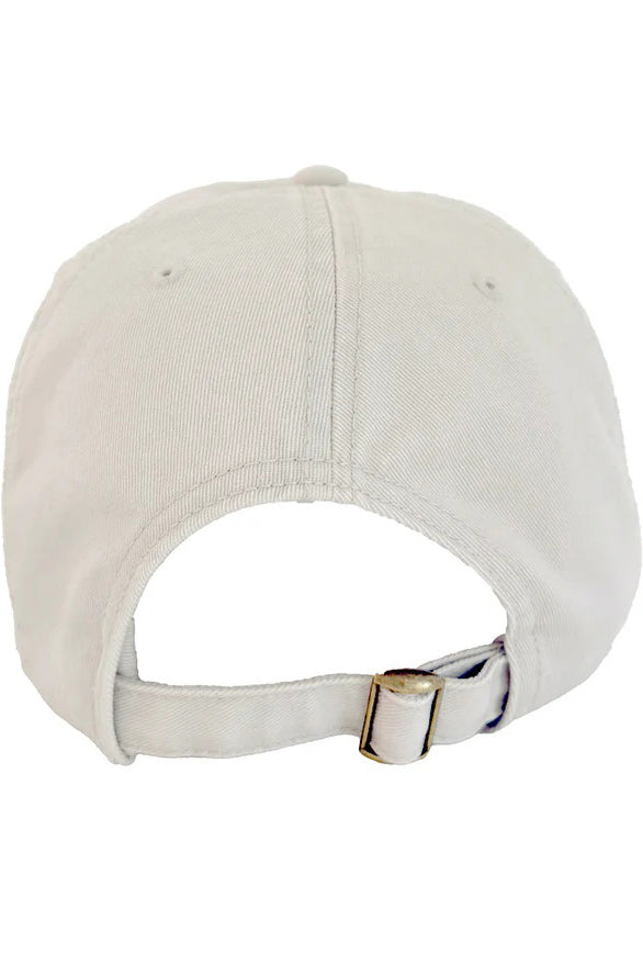 kerri rosenthal baseball hat light grey camel