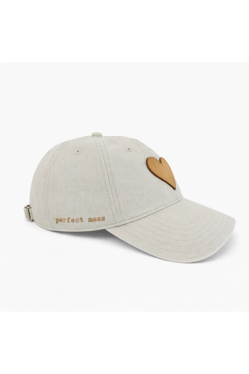 kerri rosenthal baseball hat light grey camel