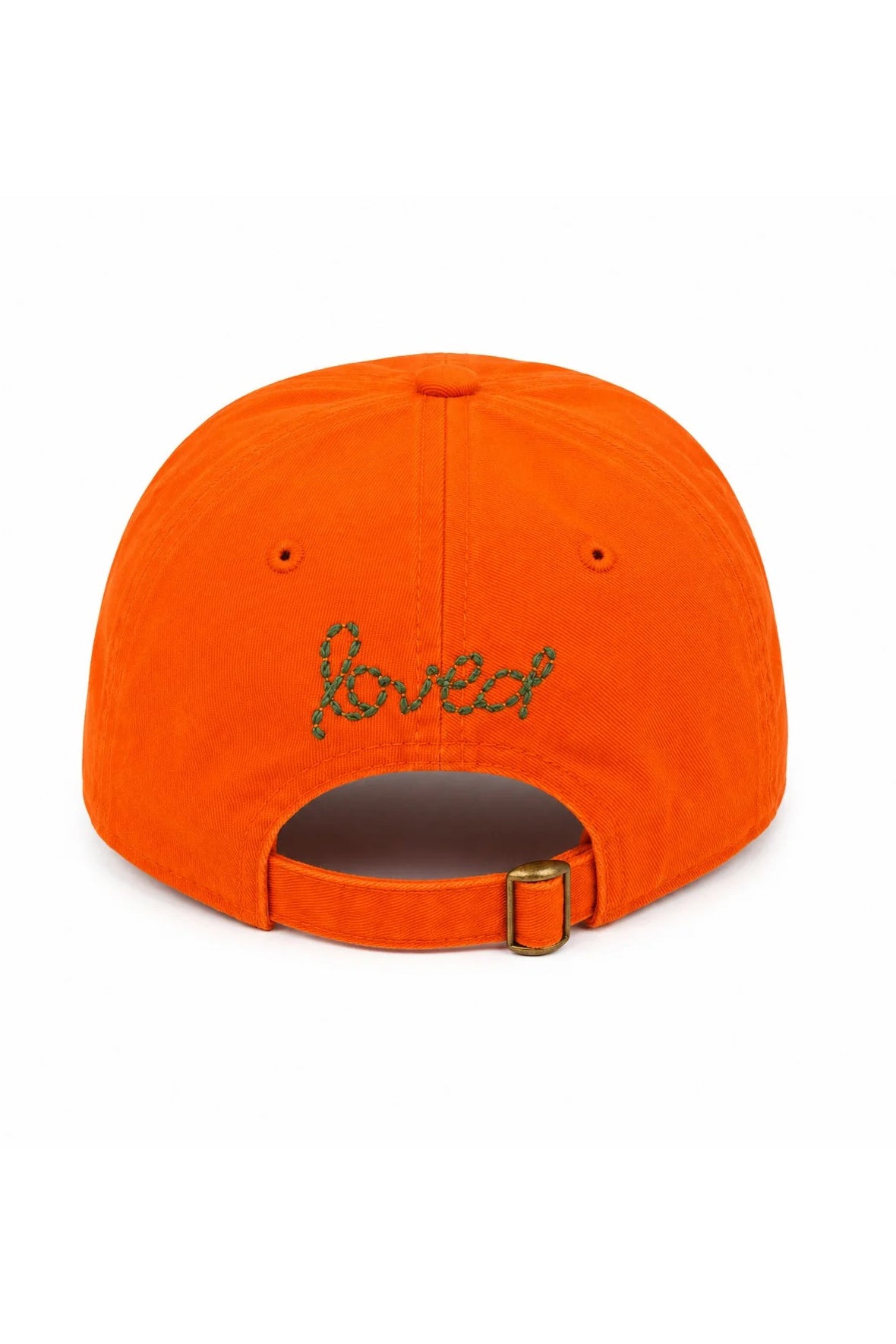 kerri rosenthal baseball hat tomato green velvet
