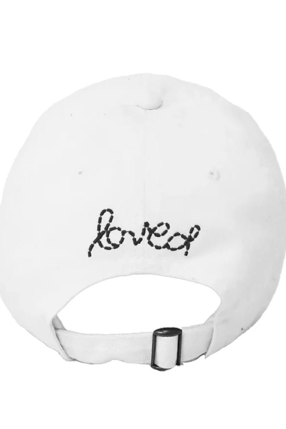 kerri rosenthal baseball hat white black