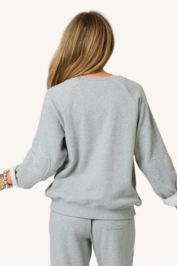 kerri rosenthal benton love brigade sweatshirt heather grey
