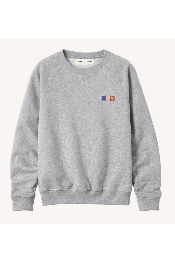 kerri rosenthal benton love brigade sweatshirt heather grey