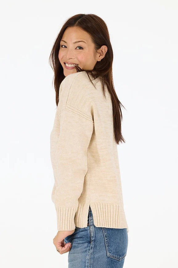kerri rosenthal love squared boyfriend sweater natural
