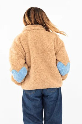 kerri rosenthal coze magoze jacket teddy brown