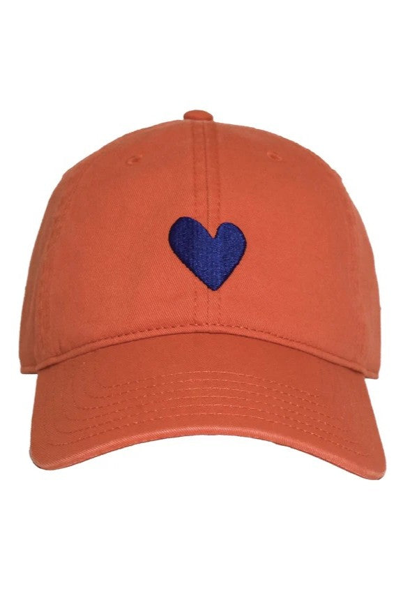 kerri rosenthal imperfect heart hat orange blue