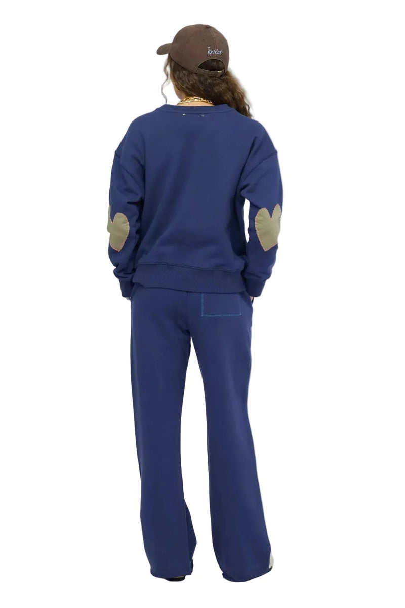 kerri rosenthal ex-boyfriend sweatshirt indigo blue