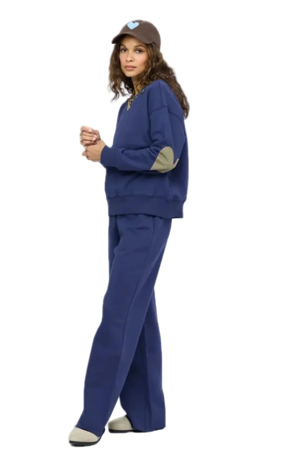 kerri rosenthal ex-boyfriend sweatshirt indigo blue