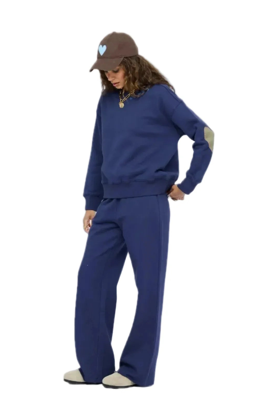 kerri rosenthal ex-boyfriend sweatshirt indigo blue