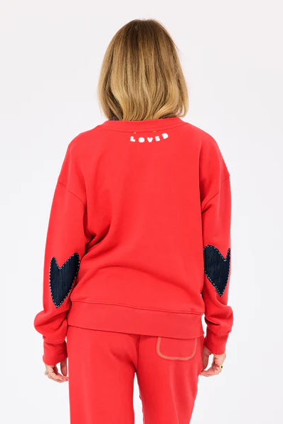 kerri rosenthal ex-boyfriend sweatshirt poppy red