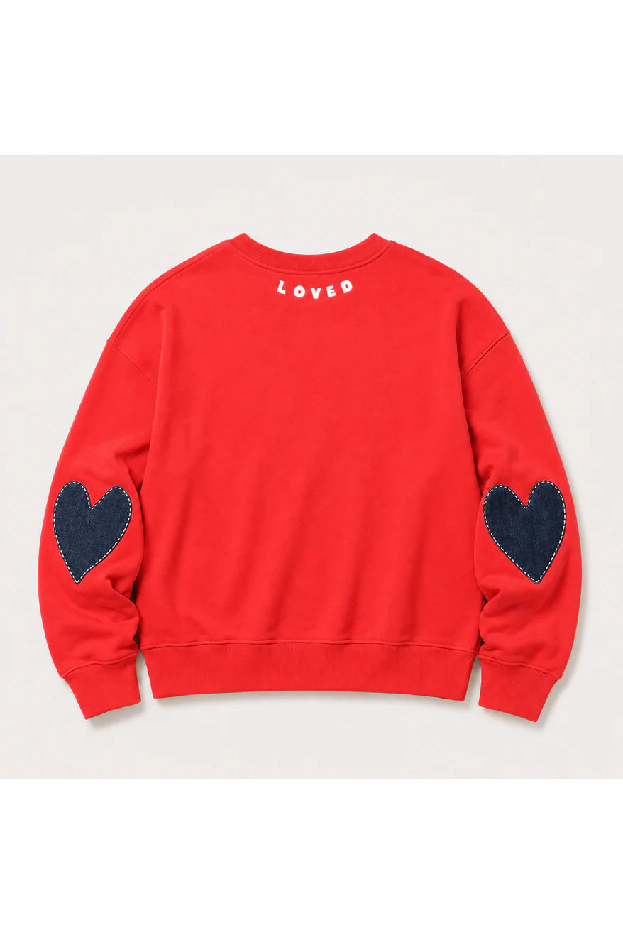kerri rosenthal ex-boyfriend sweatshirt poppy red