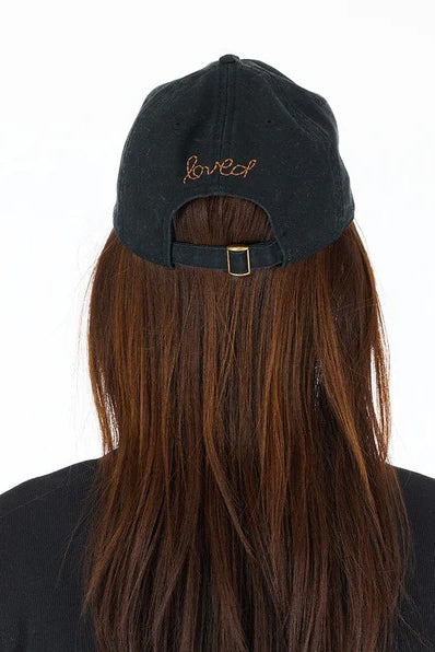 kerri rosenthal baseball hat black brown