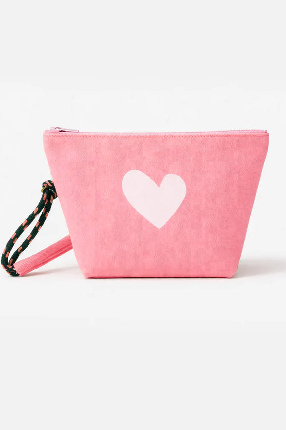 kerri rosenthal imperfect heart wristlet pink