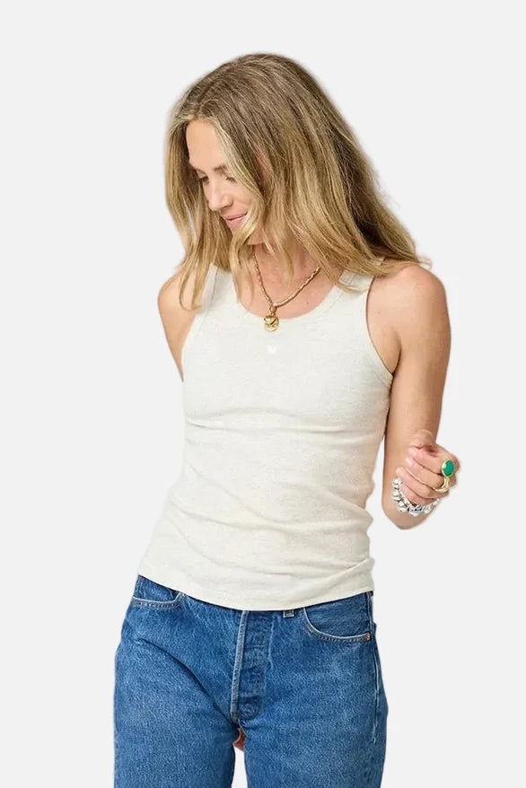 kerri rosenthal kr tank oatmeal heather