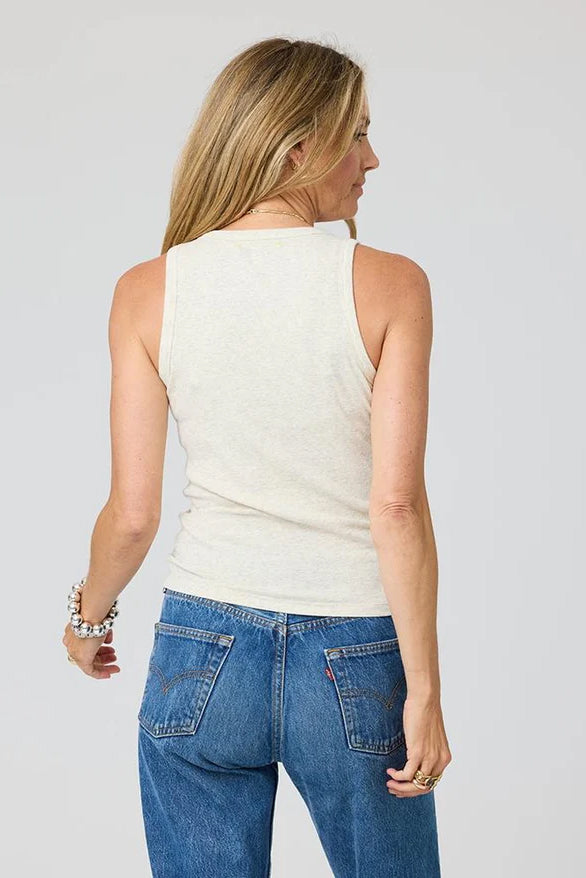 kerri rosenthal kr tank oatmeal heather