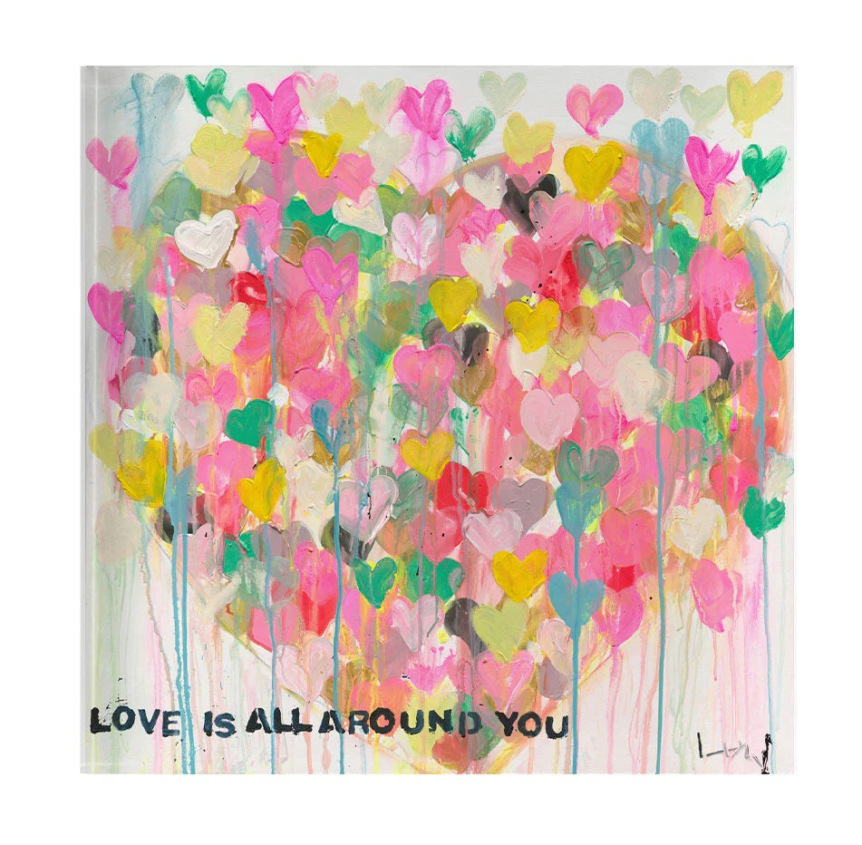 kerri rosenthal love is all around you block of love