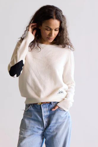 kerri rosenthal patchwork pullover natural