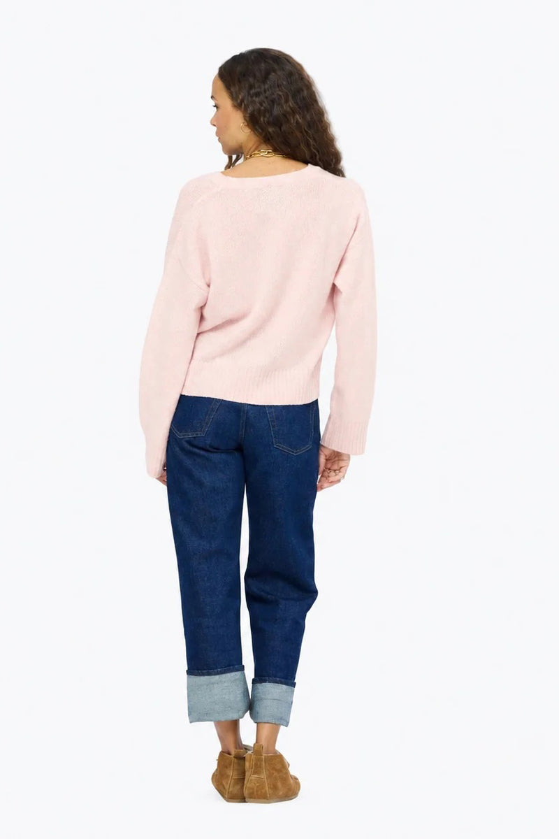 kerri rosenthal saturday cashmere sweater hardly pink