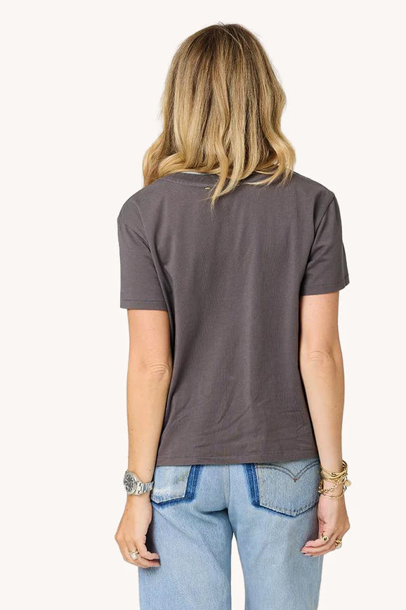 kerri rosenthal suke imperfect heart tee dark grey citron