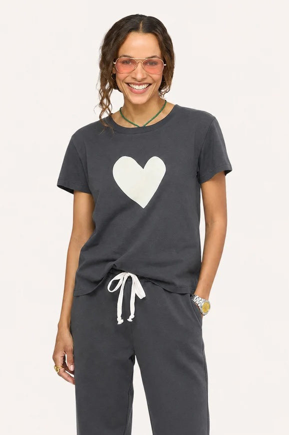 kerri rosenthal suke imperfect heart tee anthracite 