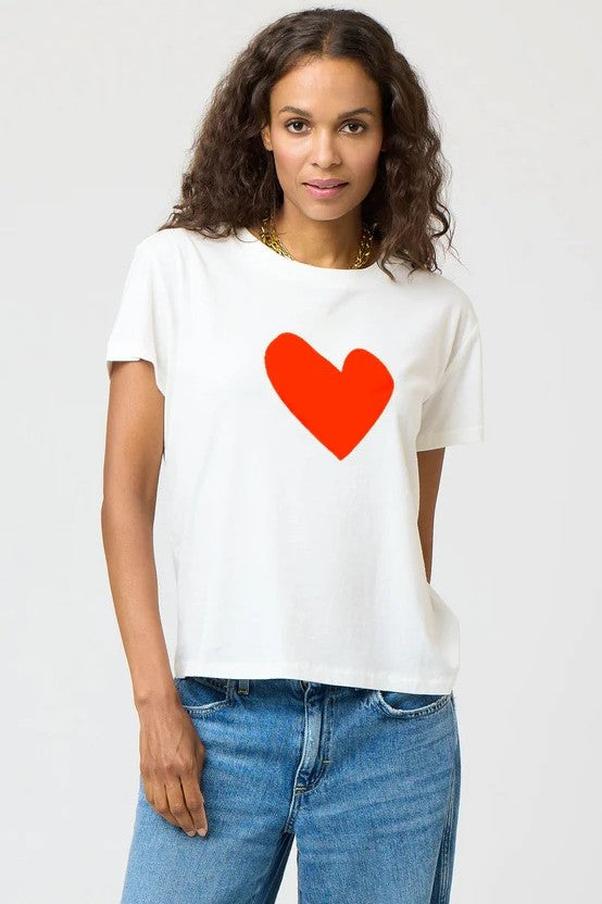 kerri rosenthal suke imperfect heart tee aperol orange