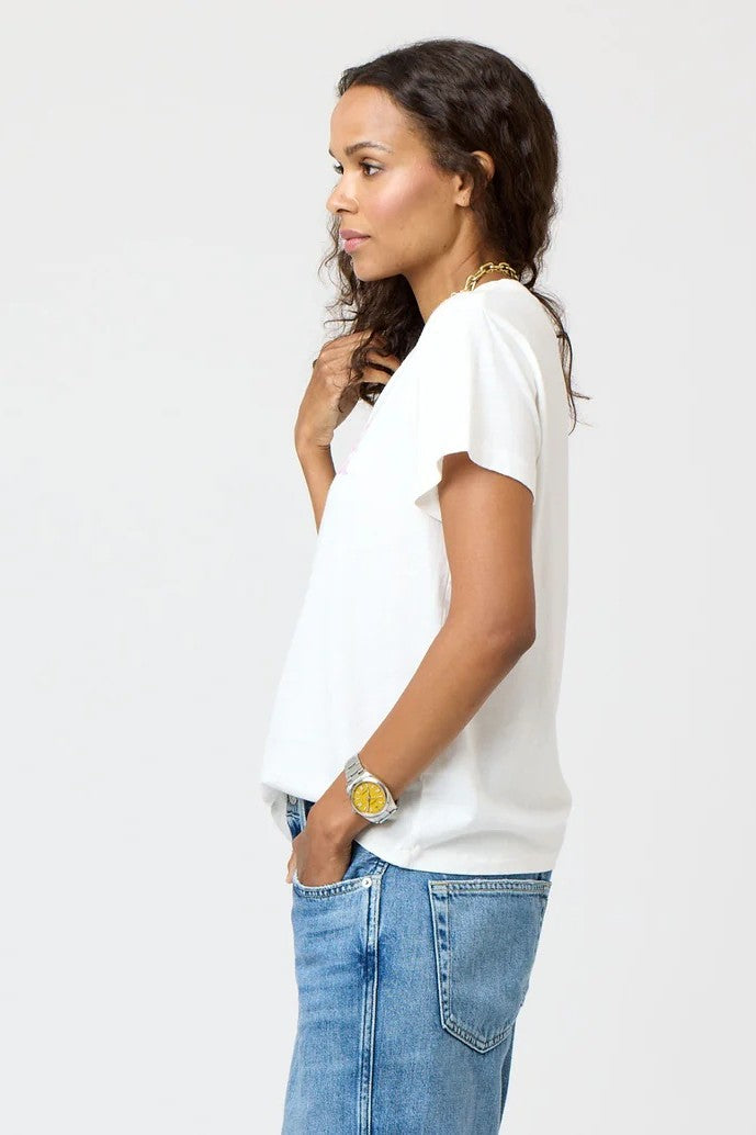 kerri rosenthal suke life is beautiful tee white 