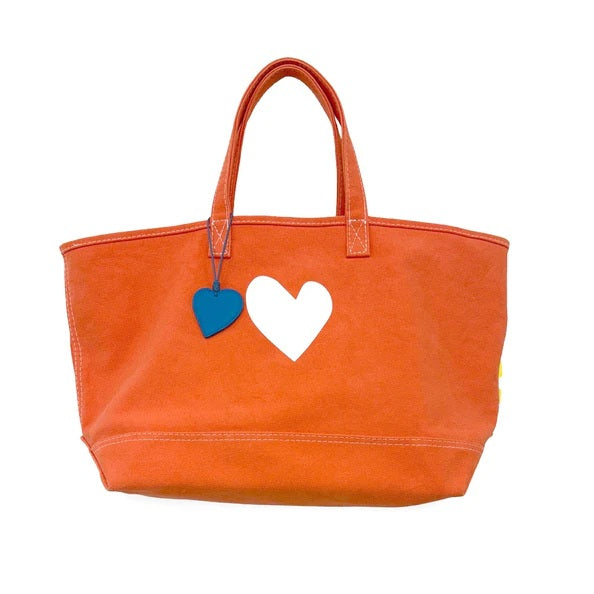 kerri rosenthal imperfect heart tote aperol orange