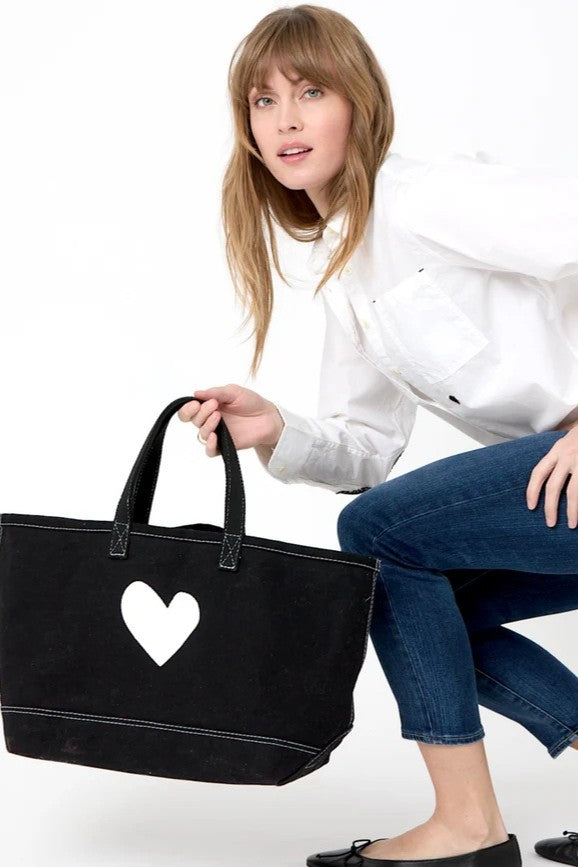 kerri rosenthal imperfect heart tote black