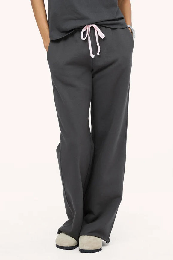 kerri rosenthal weekend barb sweatpant anthracite 