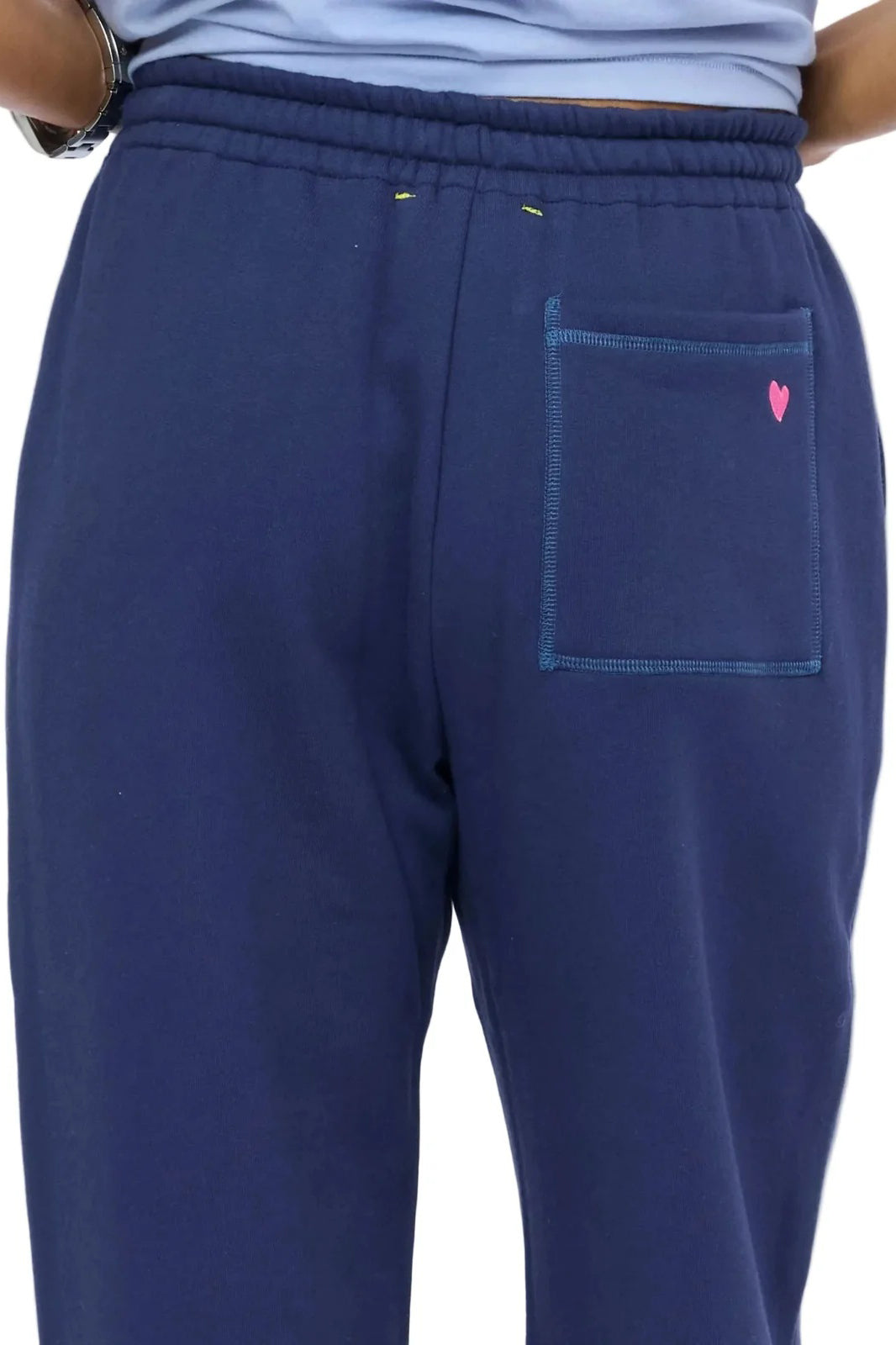 kerri rosenthal weekend barb sweatpant indigo blue