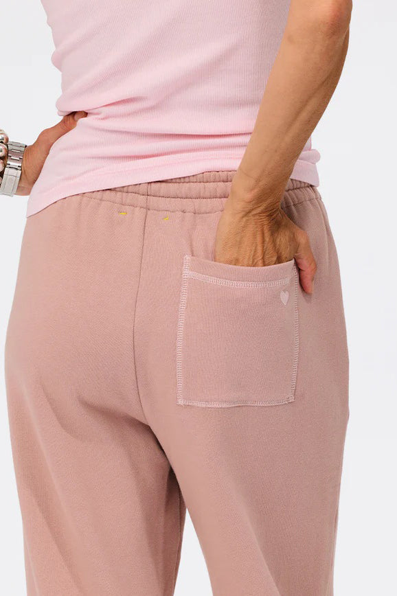kerri rosenthal weekend barb sweatpant mauve