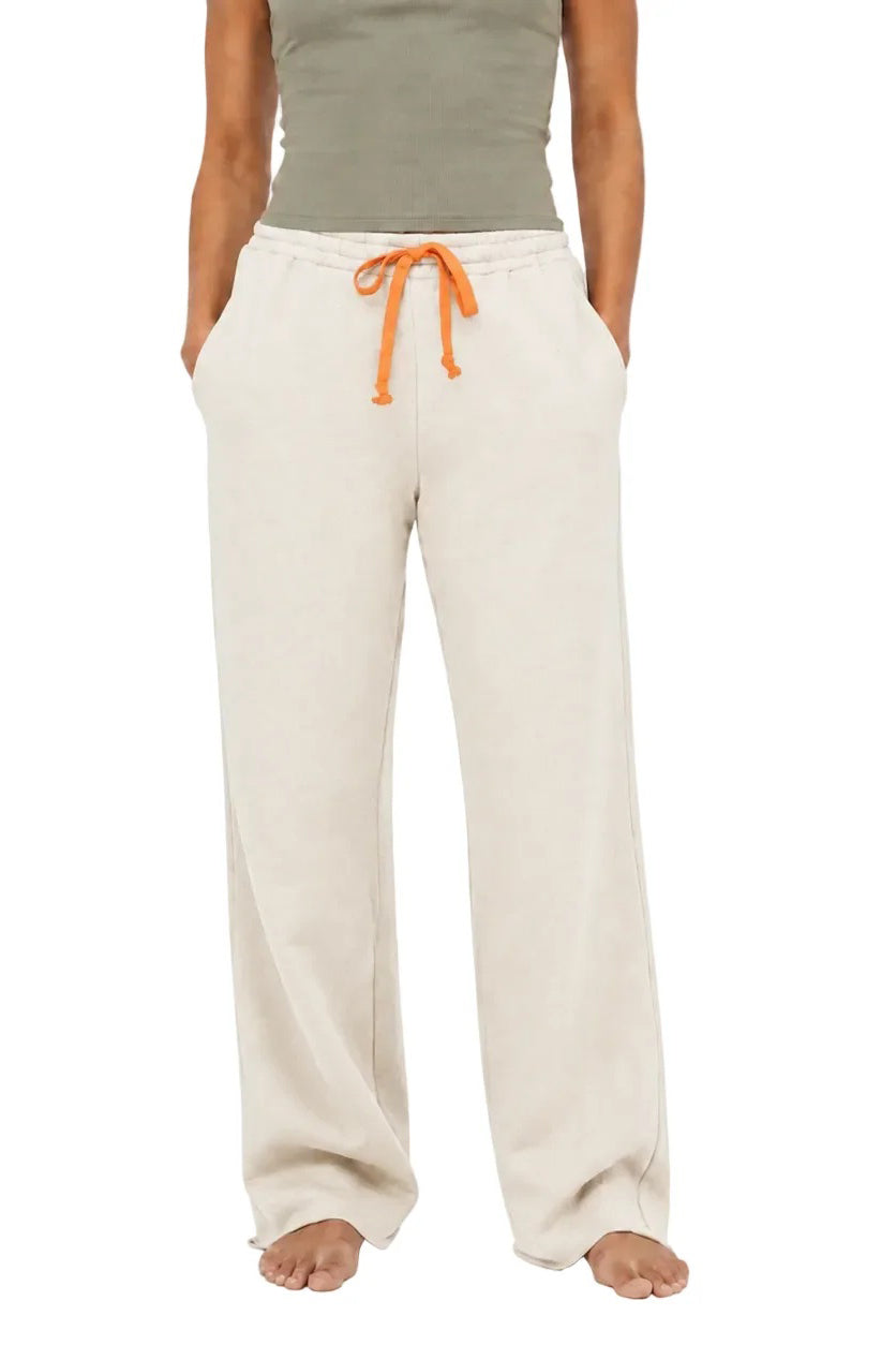 kerri rosenthal weekend barb sweatpant oatmeal heather