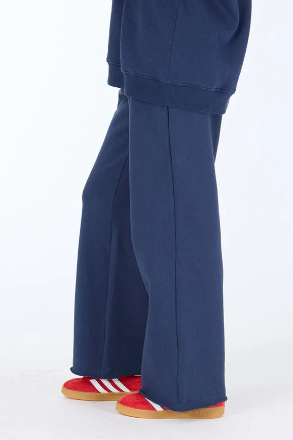 kerri rosenthal weekend barb sweatpant indigo blue