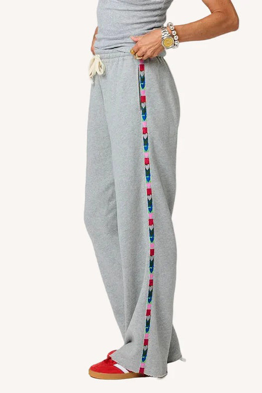 kerri rosenthal weekend love brigade sweatpant heather grey