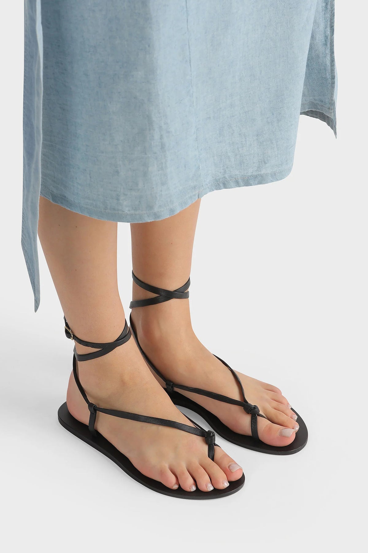 manebi kate leather sandals