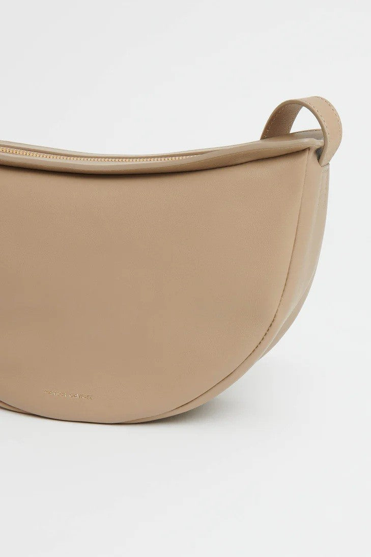 mansur gavriel moon sling bag warm grey