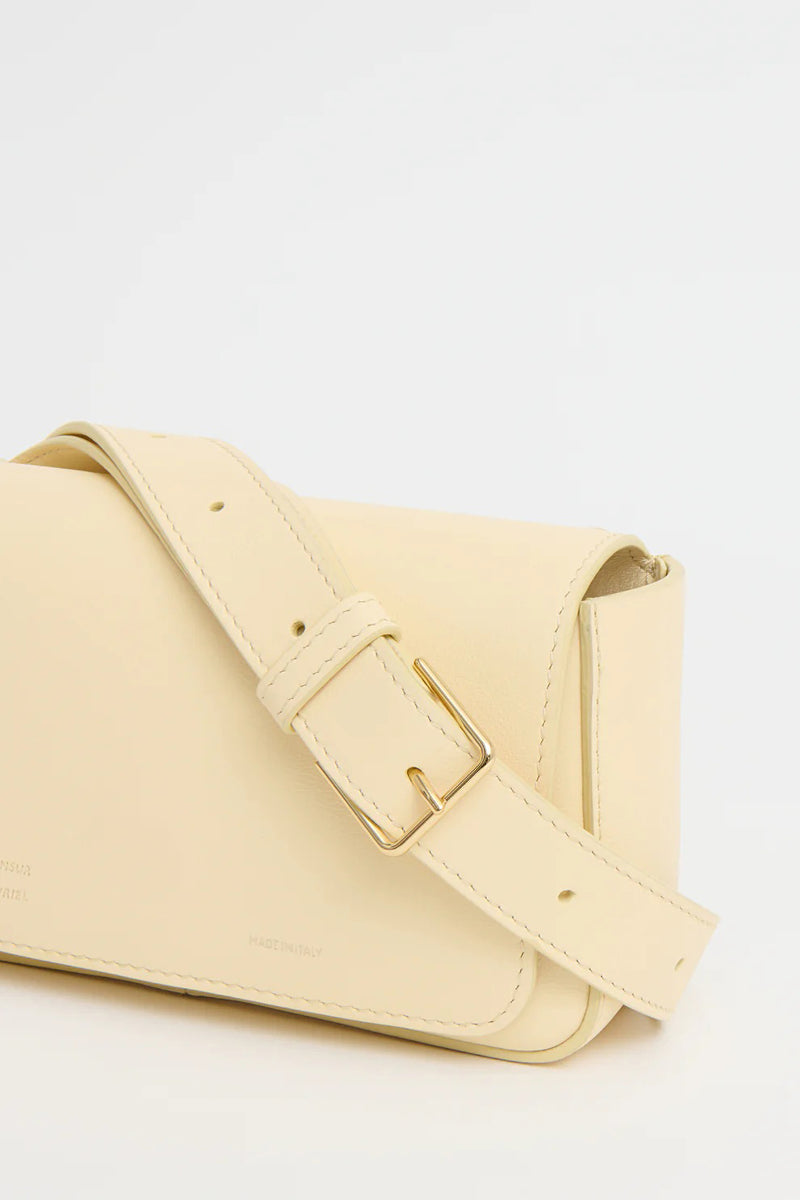 mansur gavriel box sling crema