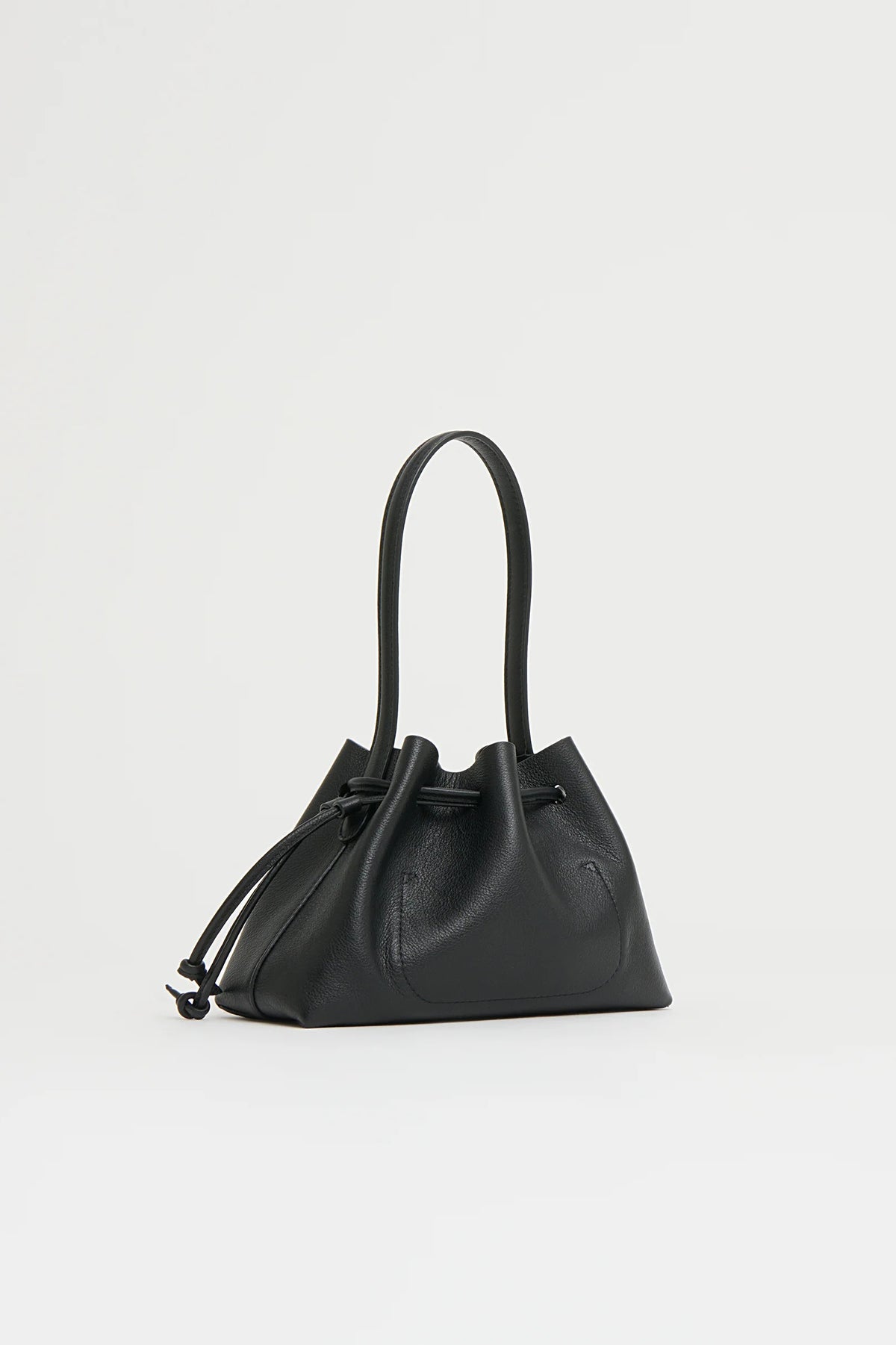 mansur gavriel drawstring pouchette black