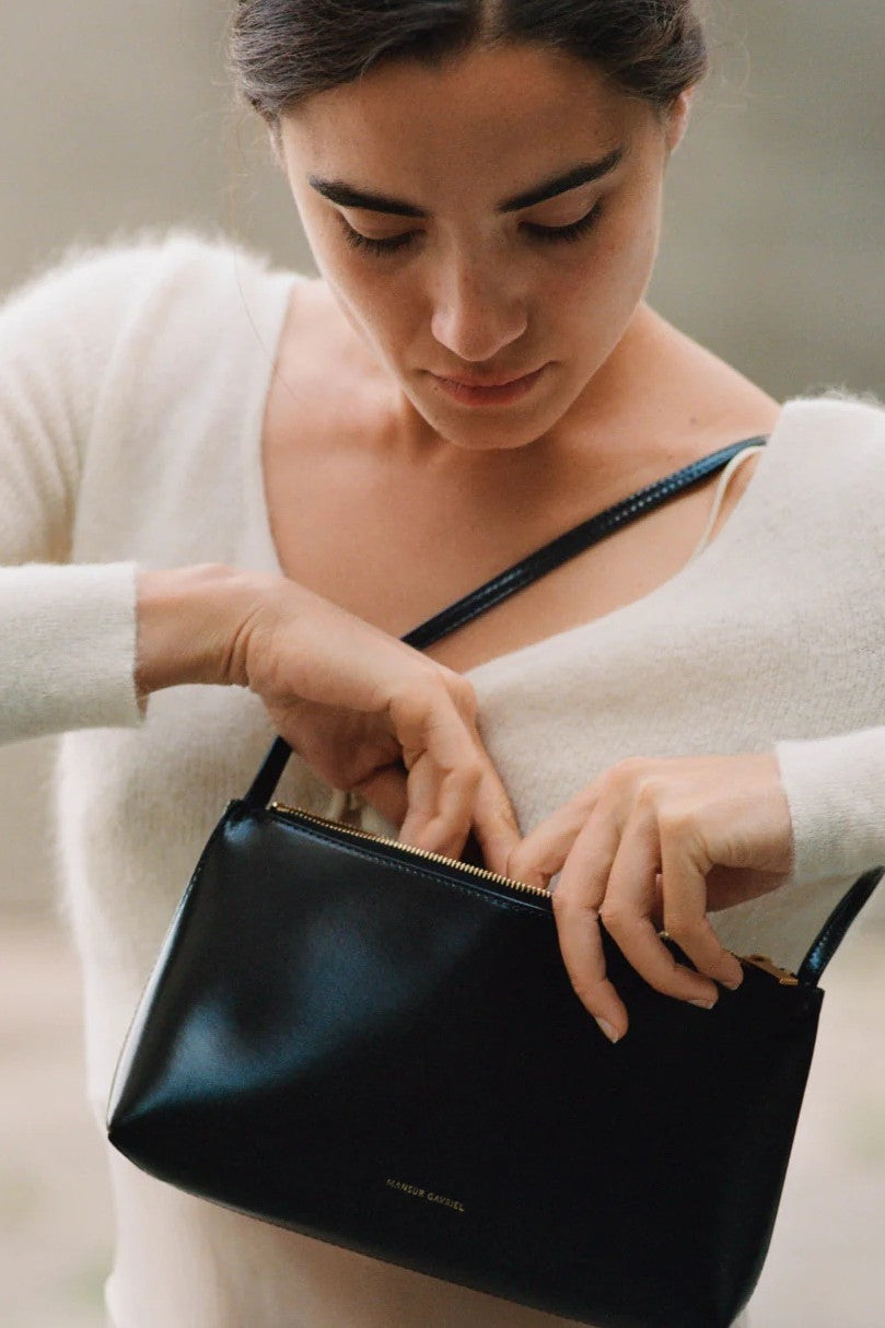 mansur gavriel gaia shoulder bag black