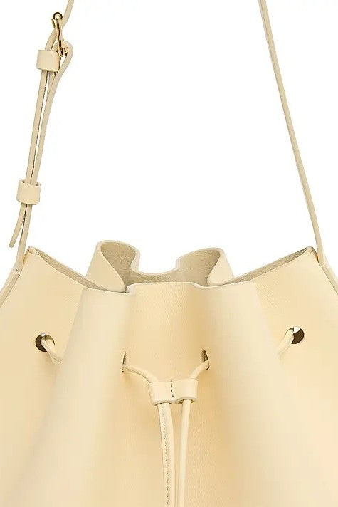 mansur gavriel secchio crossbody crema